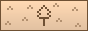 a pixelated tree on a light-colored background